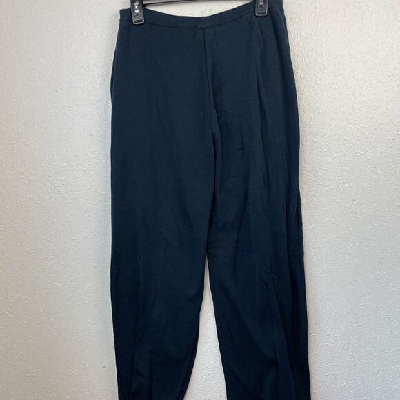 Liz Claiborne Studio Black Casual Pants Size M EUC - Picture 3 of 4